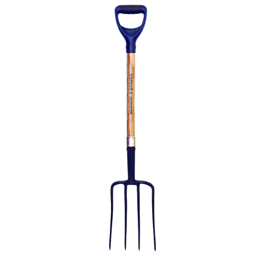 SPEAR & JACKSON DIGGING FORK OAK HANDLE TRADE