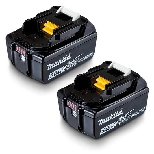MAKITA 18V 5.0AH BATTERY TWIN PACK