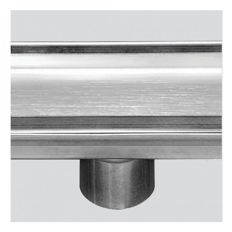 ROBERTS S/S 316 TILE INSERT LINEAR DRAIN 100 X 900 76MM OUTLET