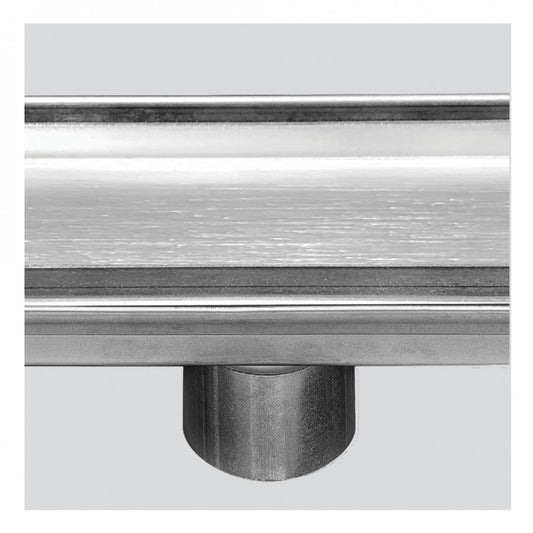ROBERTS S/S 316 TILE INSERT LINEAR DRAIN 100 X 900 76MM OUTLET