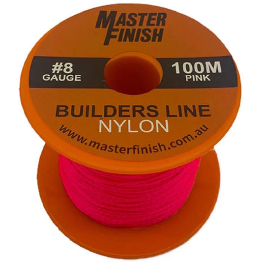 MASTERFINISH BUILDERS LINE #8 100M PINK