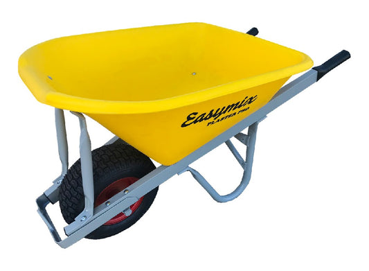 EASYMIX PLASTER PRO SHORT HANDLE POLY BARROW 690MM WIDE