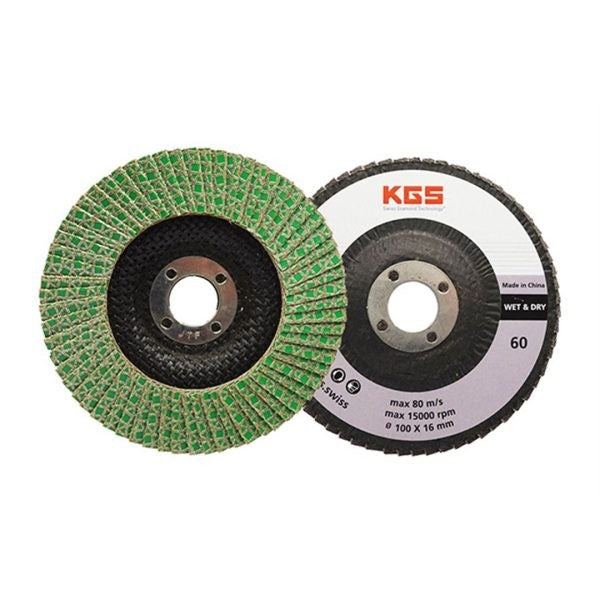 KGS DIAMOND FLAP DISC 60 GRIT