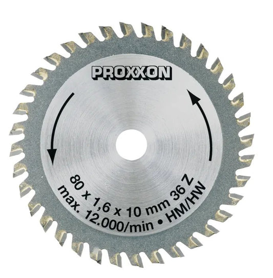 PROXXON TUNGSTEN CARBIDE CIRCULAR SAW BLADE