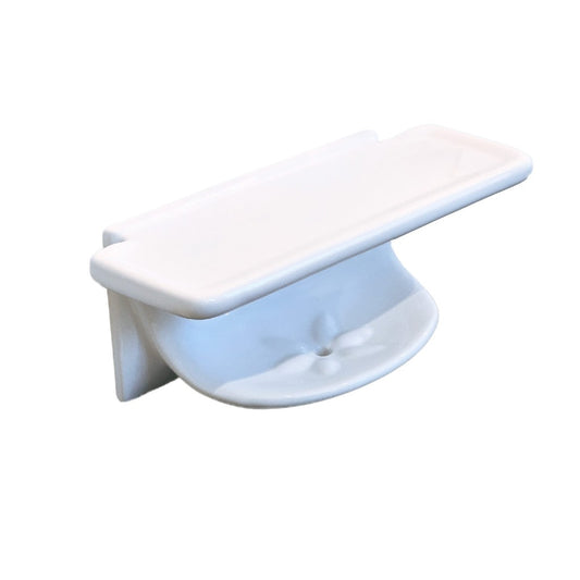 ROBERTS DESIGNS REGENT SHELF & SOAP HOLDER STD 200 X 100 WHITE