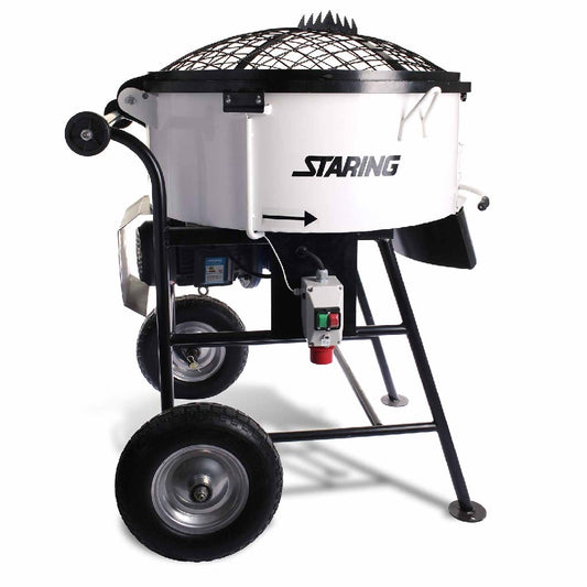 STARING SCREED PAN MIXER 200L 3KW 3 PHASE