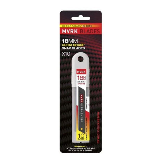 MVRK ULTRA SHARP 18MM SNAP BLADES 10 PACK