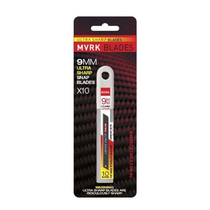 MVRK ULTRA SHARP 9MM SNAP BLADES 10 PACK