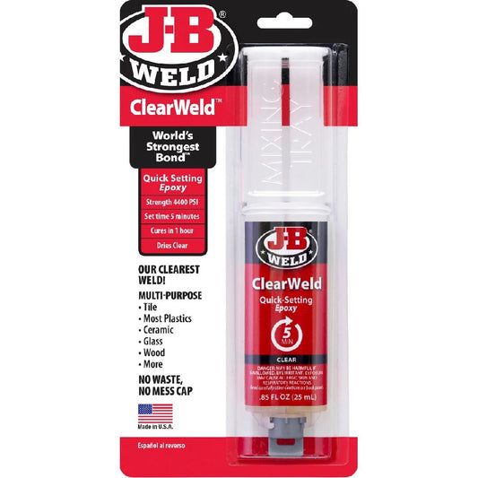 JB WELD CLEARWELD EPOXY 14ML