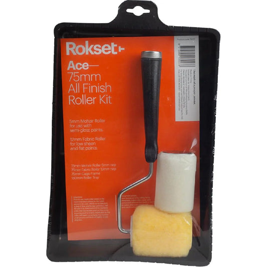 ROKSET ACE 75MM ALL FINISH ROLLER KIT
