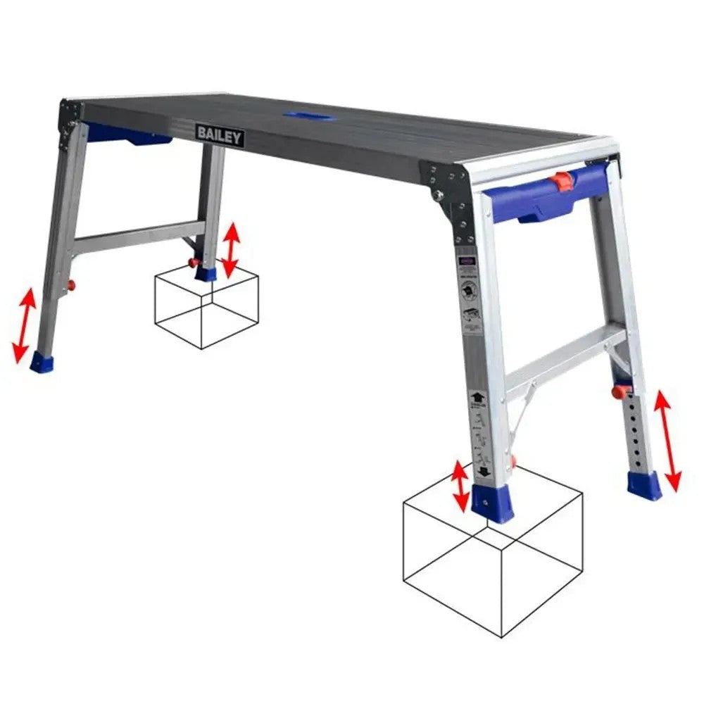 BAILEY PRO DECK ADJUSTABLE WIDE WORK PLATFORM