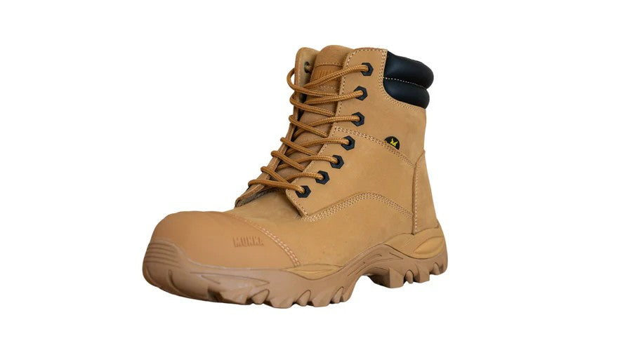 MUNKA ZEBU ZIP SIDE SAFETY BOOT SIZE 8 WHEAT