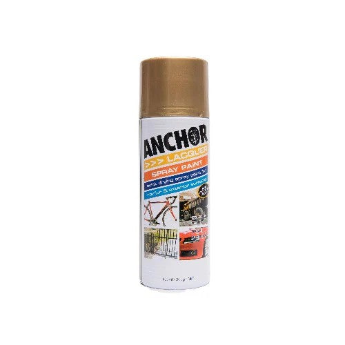 ANCHOR LACQUER SPRAY PAINT  GOLD