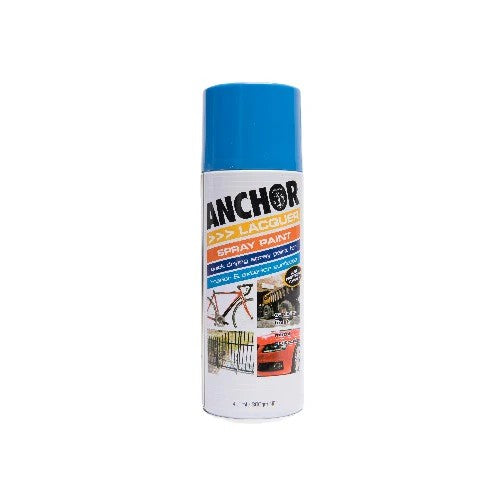 ANCHOR LACQUER SPRAY PAINT  MID BLUE
