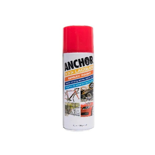 ANCHOR LACQUER SPRAY PAINT MONSA RED