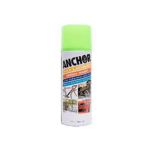 ANCHOR LACQUER SPRAY PAINT FLUORESCENT GREEN