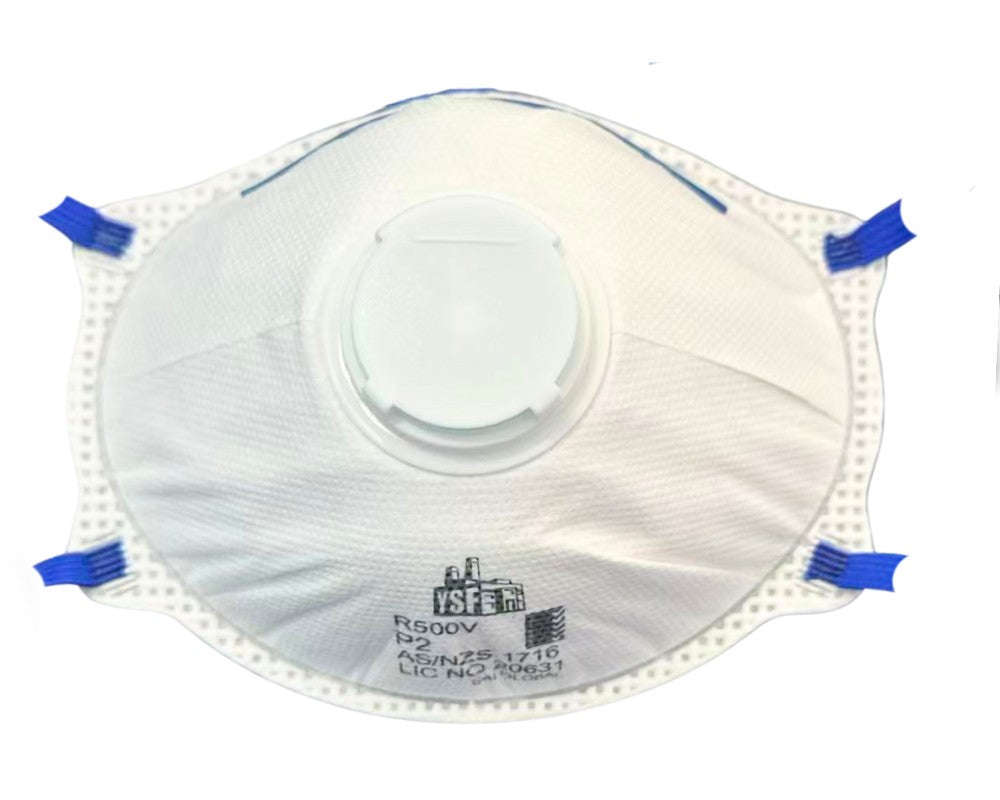 YSF R500V O2 DISPOSABLE P2 DUST MASK 12PK