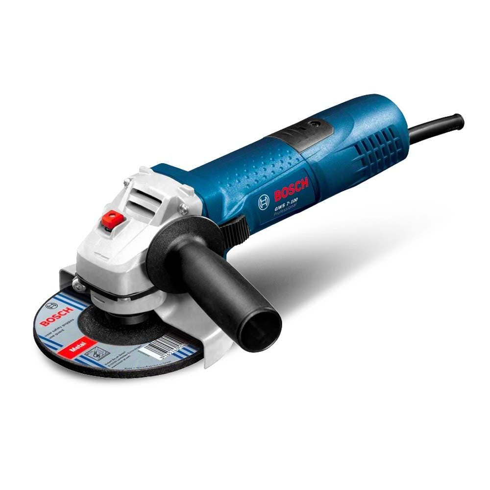 BOSCH 100MM SLIM ANGLE GRINDER GWS7-100