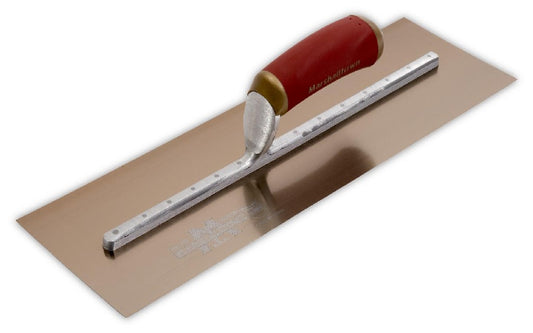MARSHALLTOWN TROWEL 356X127MM GOLD-SS P/SHAPE D/SOFT HANDLE