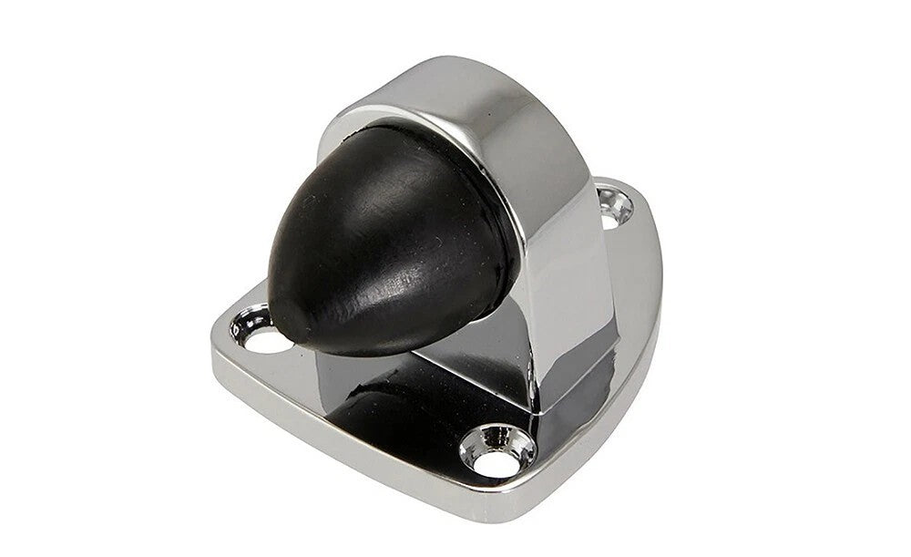 TRIO REVIVE DOOR STOP COMMERCIAL CUSHION SATIN CHROME 46MM 1 EACH