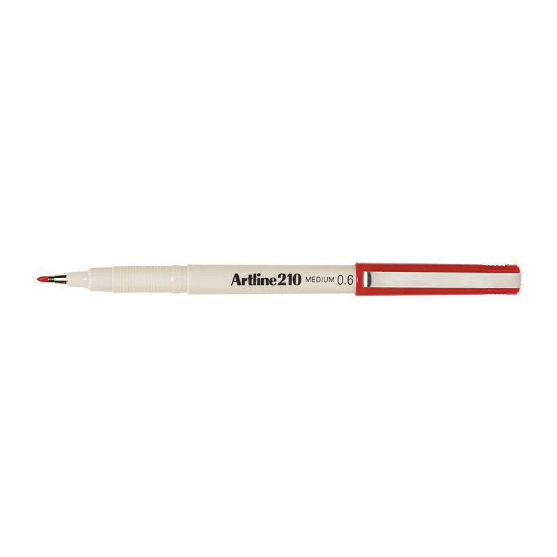 ARTLINE 210 FINELINER 0.6 RED SINGLE