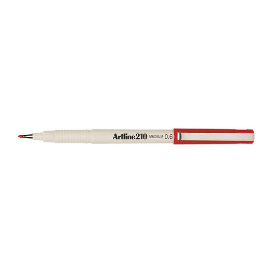 ARTLINE 210 FINELINER 0.6 RED SINGLE