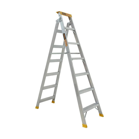 GORILLA PRO-LITE 7 STEP DUAL PURPOSE LADDER 2.05 - 3.74M  150KG