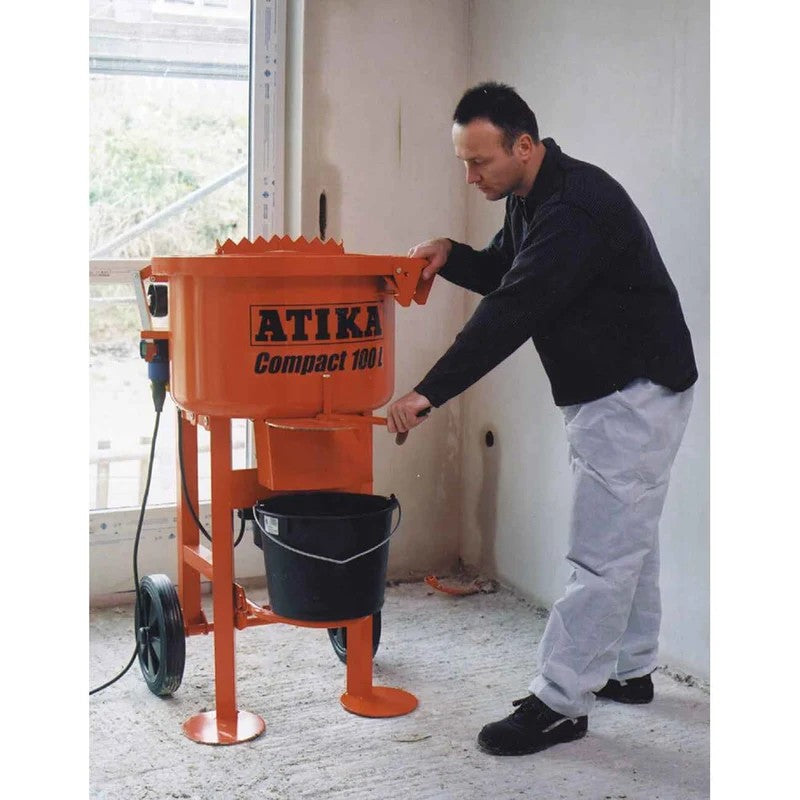ATIKA COMPACT 100 PAN SCREED MIXER 100LTR