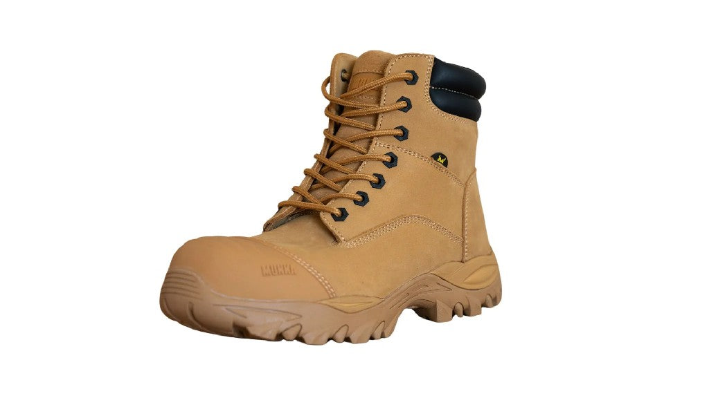 MUNKA ZEBU ZIP SIDE SAFETY BOOT SIZE 14 WHEAT