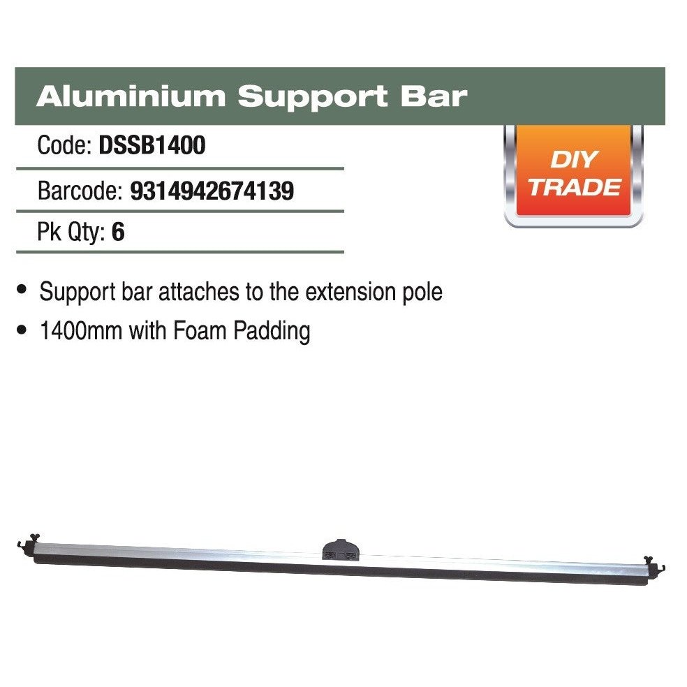 DTA D/SHIELD SUPPORT BAR 1.4M FOAM PADDING