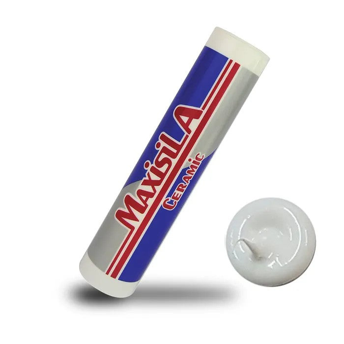 MAXISIL A #46 SNOW WHITE COLOURED SILICONE 310ML