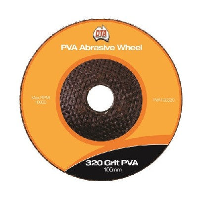 DTA PVA ABRASIVE WHEEL 320 GRIT             PACK OF 10