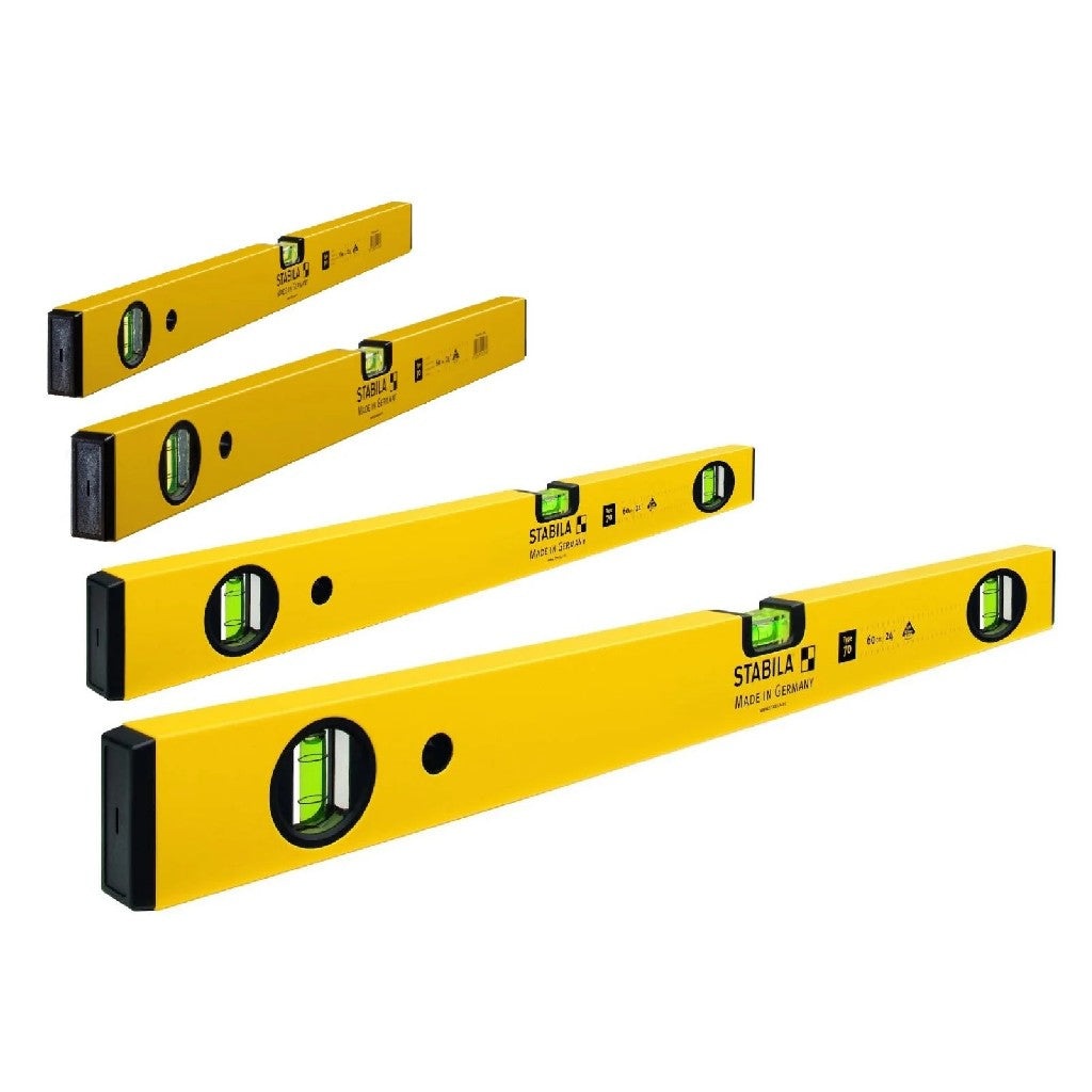 STABILA 70 SERIES 4PCE TILERS LEVEL SET 30-60-120-200