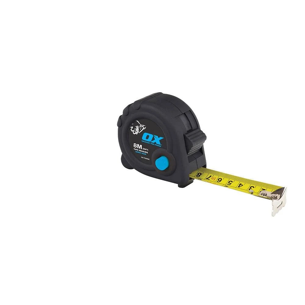 OX TRADE 10M DURAGRIP TAPE MEASURE