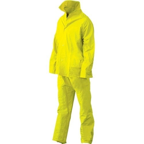 HIGH VIS RAIN SUIT YELLOW MEDIUM