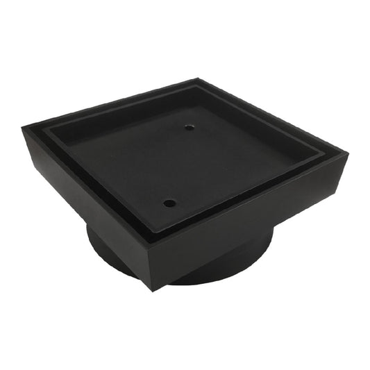 ROBERTS DESIGN FLOOR DRAIN 50MM T/INSERT MATTE BLACK