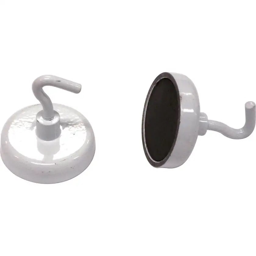 MEDALIST 2 PCE X 32MM ROUND MAGNETS WITH HOOK