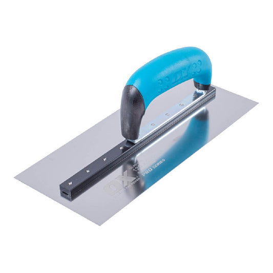 OX STAINLESS STEEL FLOAT 120 X 280MM FINISHING TROWEL