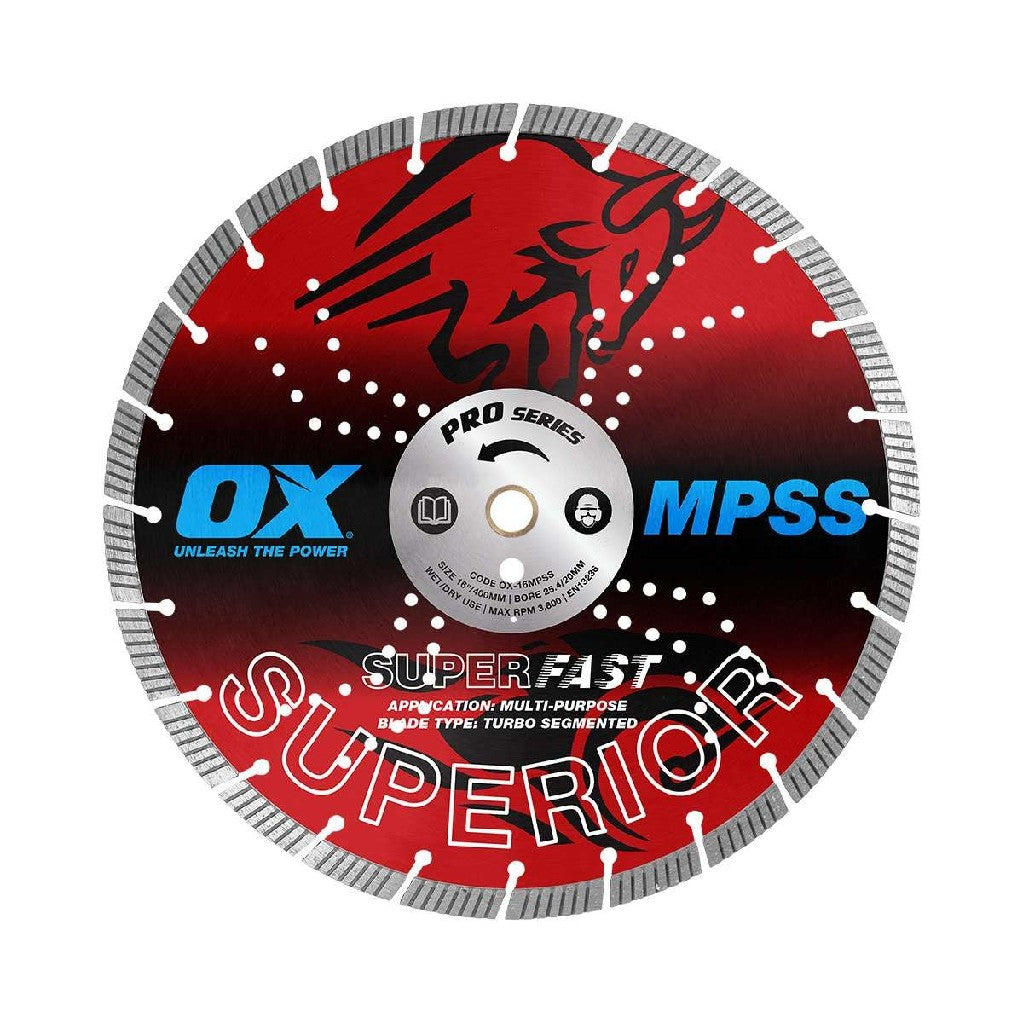 OX PRO DIAMOND BLADE MPSS TURBO 16"