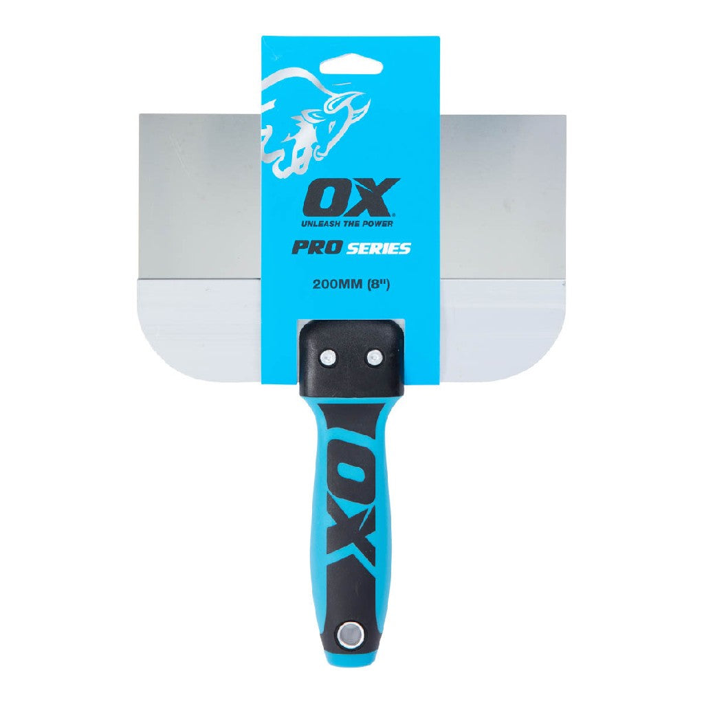 OX TAPING KNIFE 200MM S/S TAPING KNIFE