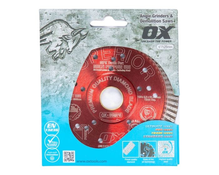 OX PROFESSIONAL MPS 5" TURBO DIAMOND BLADE