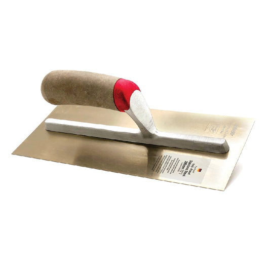 INTEX HERITAGE TROWEL SS GOLD LEATHER HANDLE 355MM x 120MM