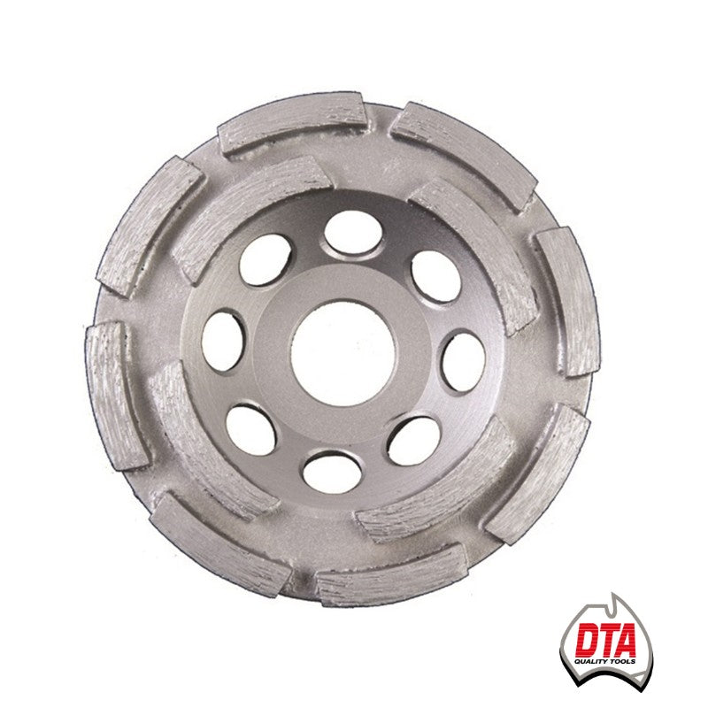 DTA 100MM DIA CUP GRINDING WHEEL DBLE ROW